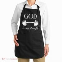 God Is My Strength Apron thumb 2