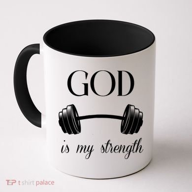 God Is My Strength Coffee Mug