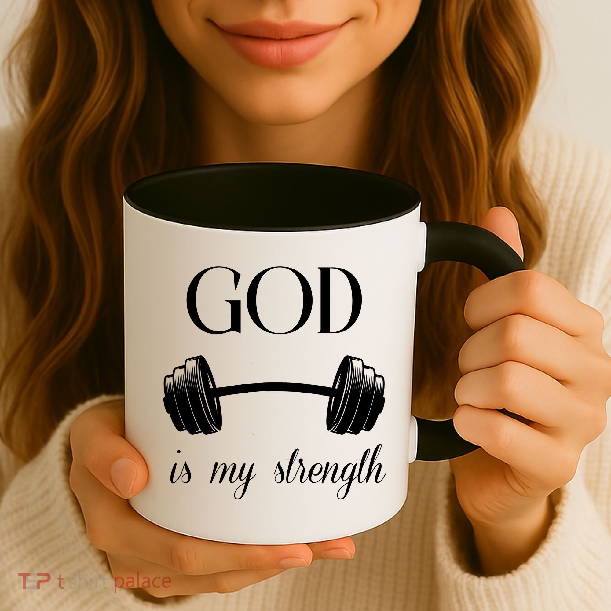 God Is My Strength Coffee Mug