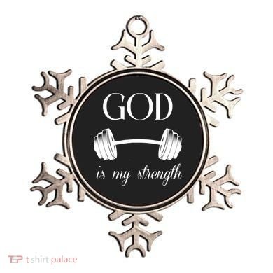God Is My Strength Ornament