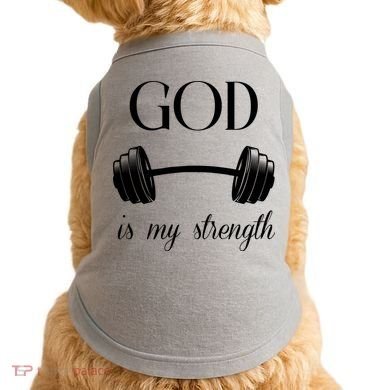God Is My Strength Doggie Tank