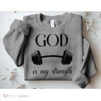 God Is My Strength Sweatshirt thumb 2