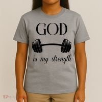 God Is My Strength T-Shirt thumb 4