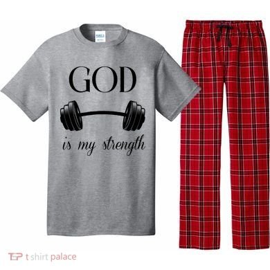 God Is My Strength Pajama Set