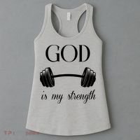 God Is My Strength Women's Tank Top thumb 3