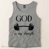 God Is My Strength Tank Top thumb 2