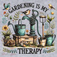 Gardening Is My Therapy Women's Sweatshirt thumb 2