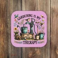 Gardening Is My Therapy Coaster thumb 0