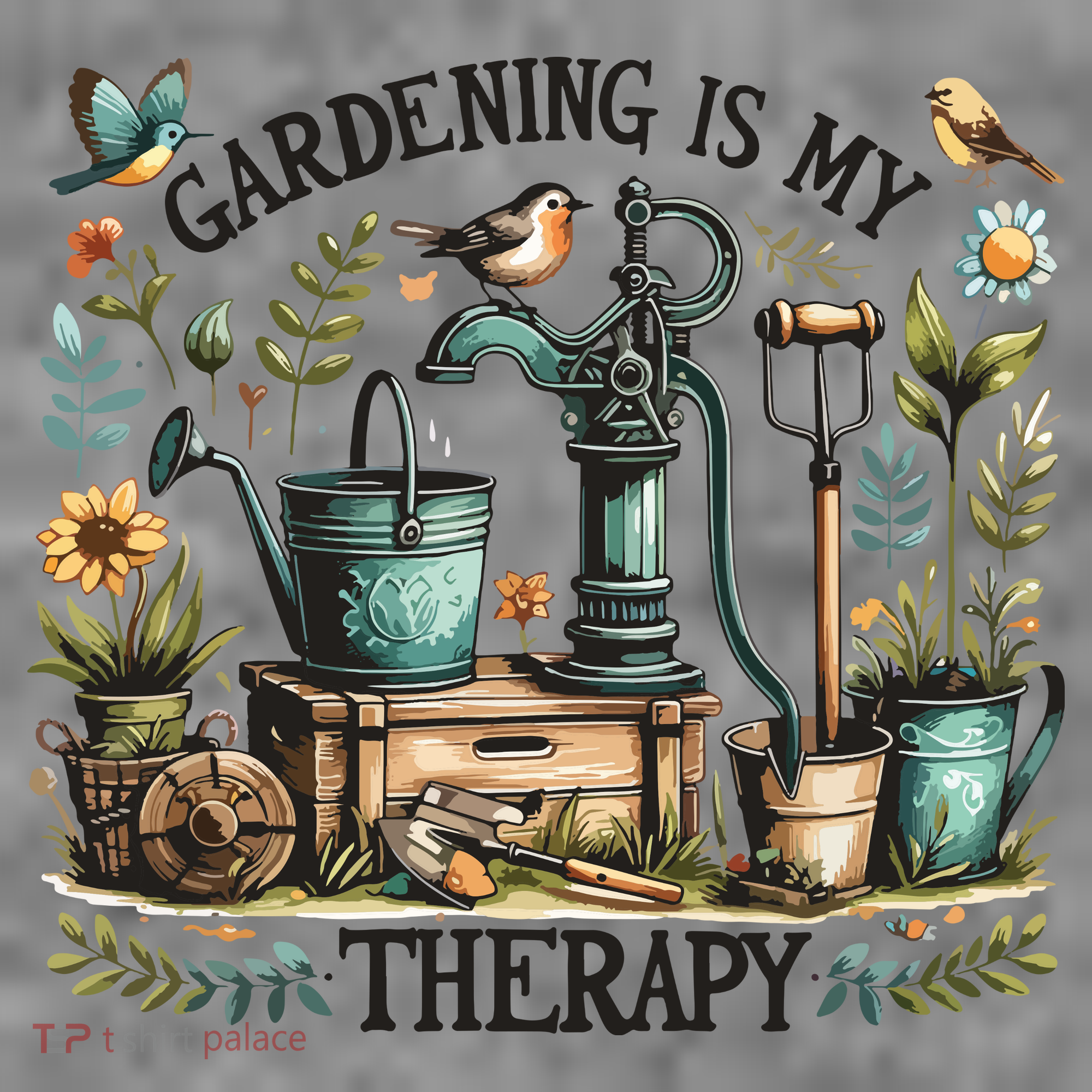 Gardening Is My Therapy Toddler Hoodie