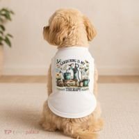 Gardening Is My Therapy Doggie Tank thumb 2