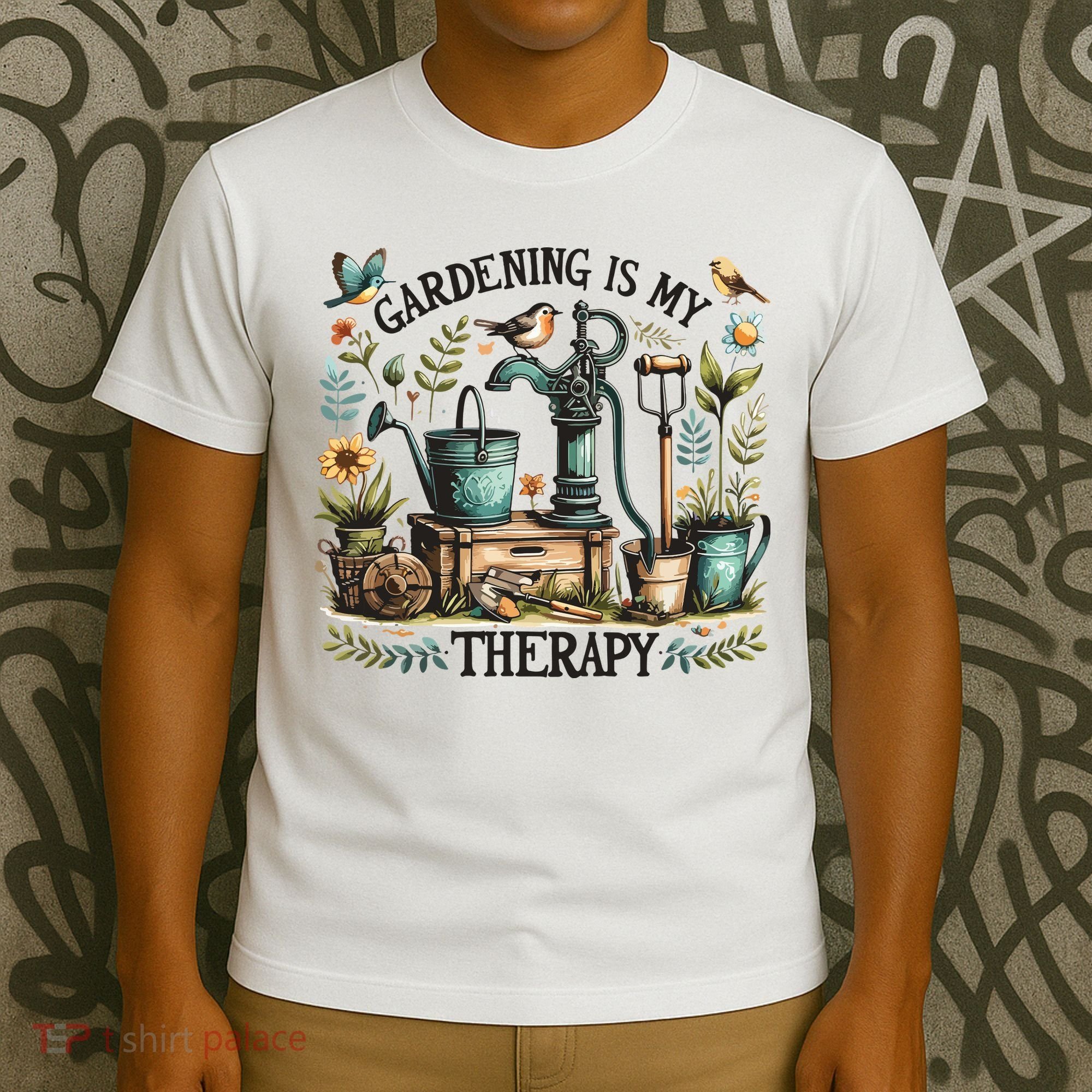 Gardening Is My Therapy T-Shirt