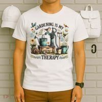 Gardening Is My Therapy T-Shirt thumb 6