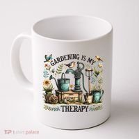Gardening Is My Therapy Coffee Mug thumb 0
