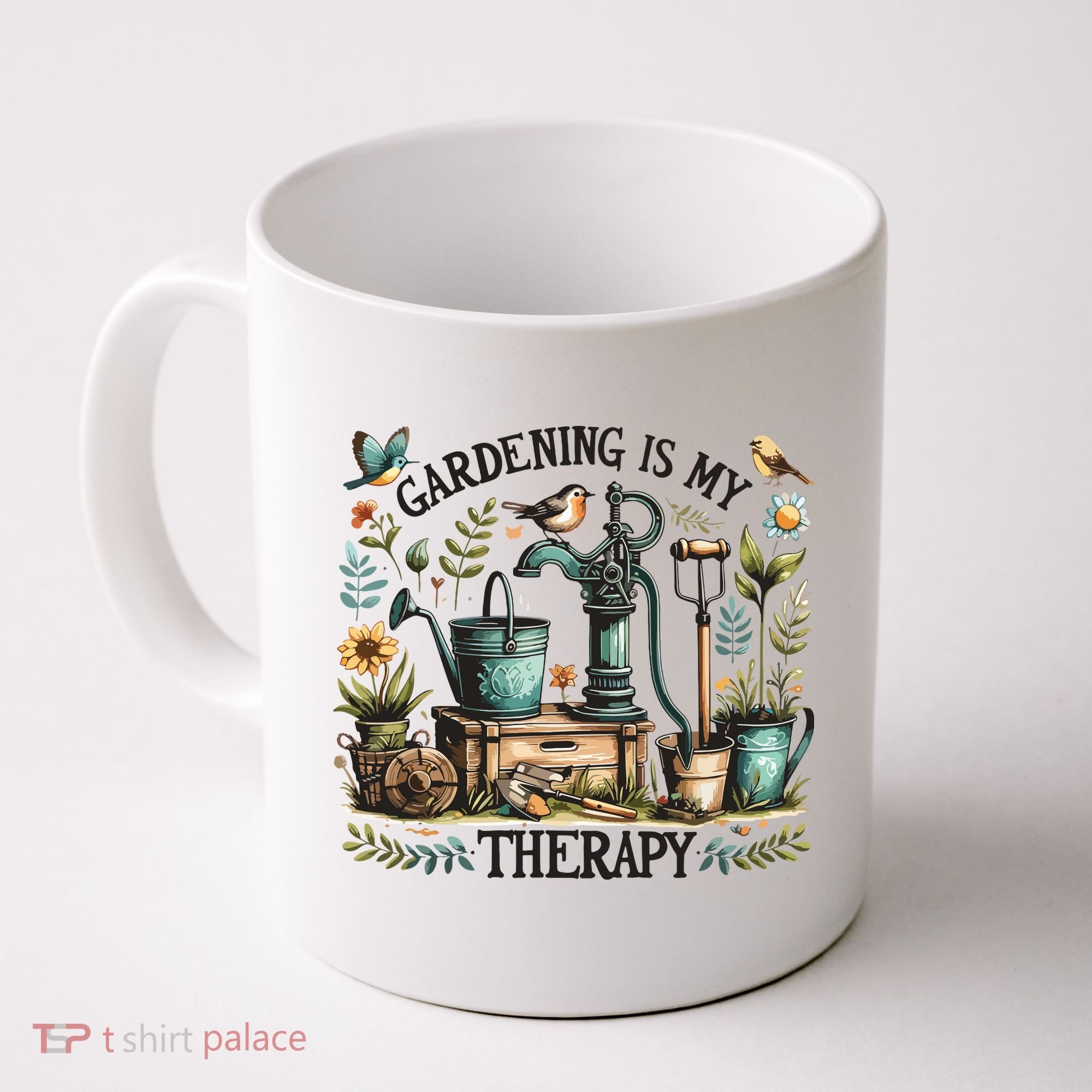 Gardening Is My Therapy Coffee Mug