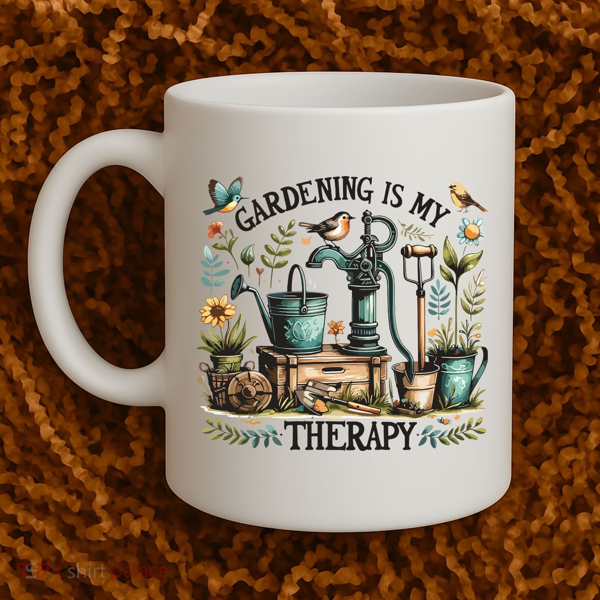 Gardening Is My Therapy Coffee Mug