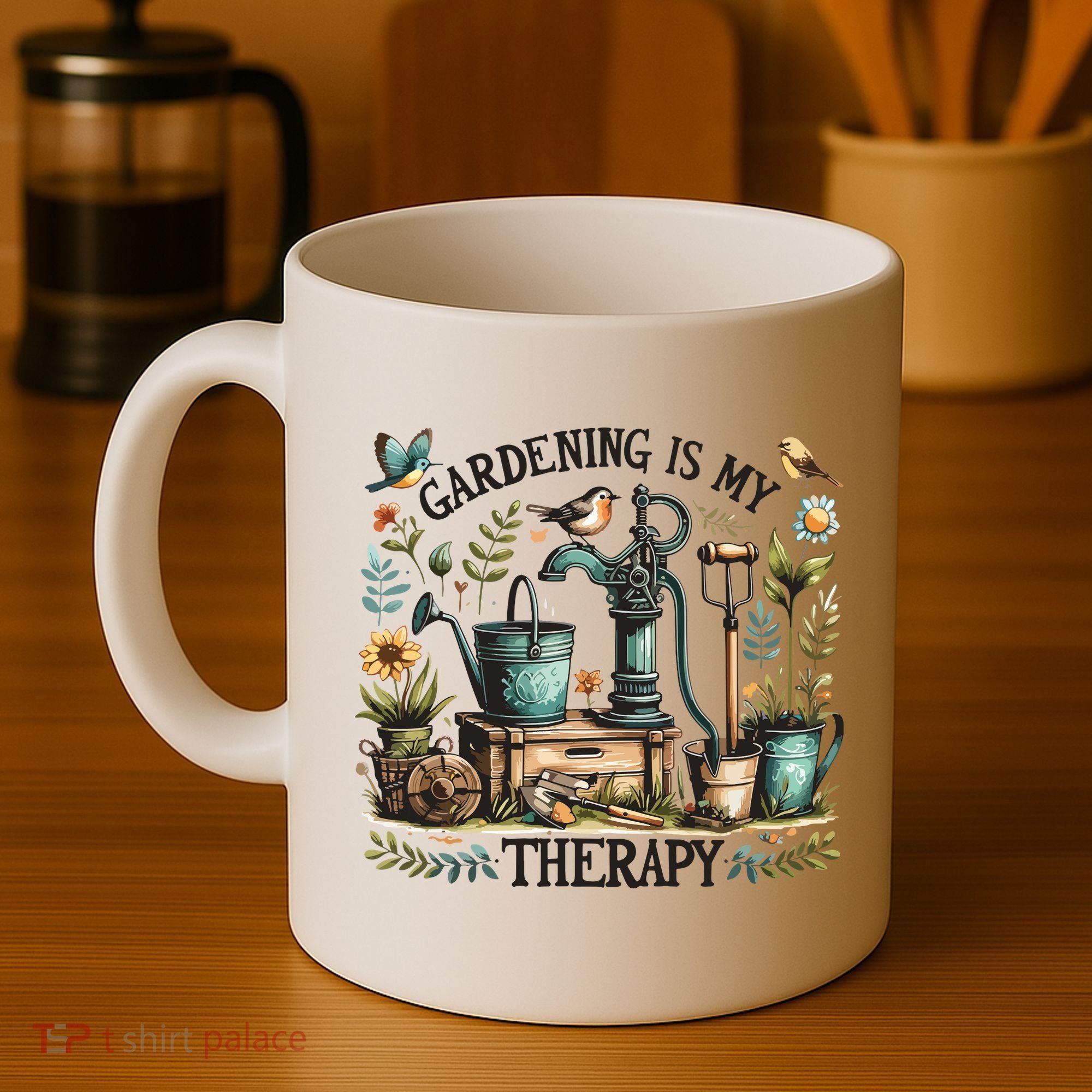 Gardening Is My Therapy Coffee Mug