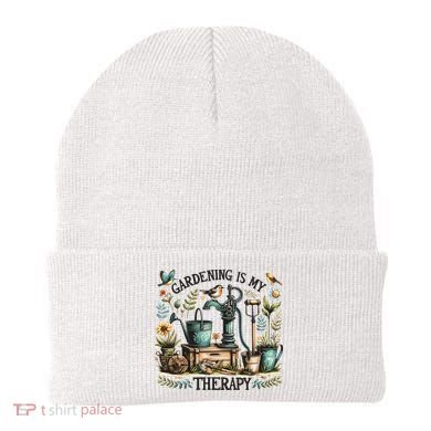 Gardening Is My Therapy Beanie