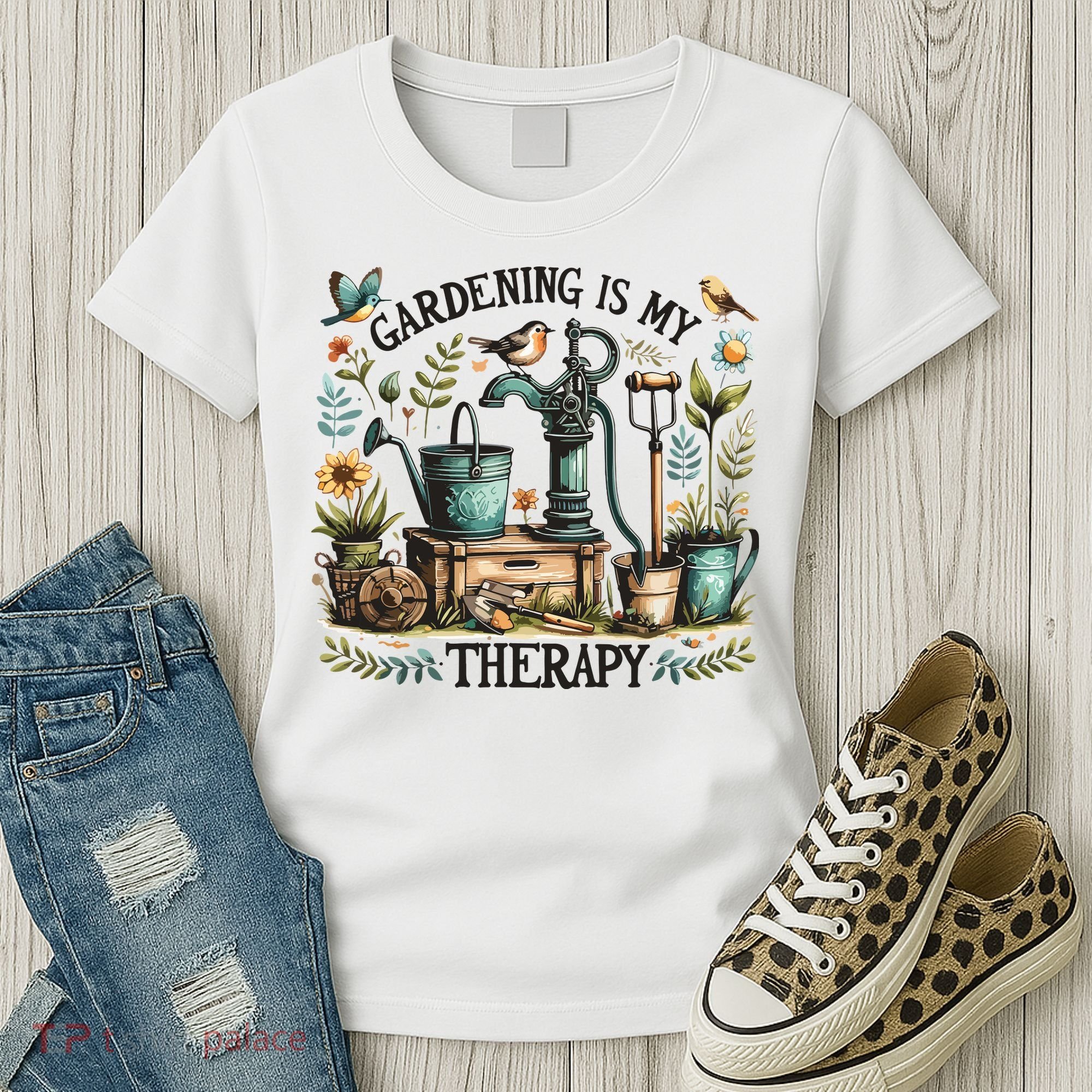 Gardening Is My Therapy Women's T-Shirt