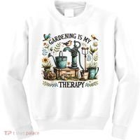 Gardening Is My Therapy Kids Sweatshirt thumb 0