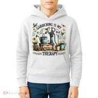 Gardening Is My Therapy Kids Hoodie thumb 4