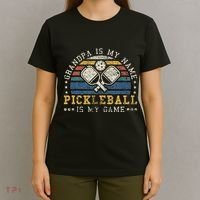 Grandpa Is My Name Pickleball Is My Game Pickleball Grandpa T-Shirt thumb 4