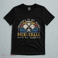 Grandpa Is My Name Pickleball Is My Game Pickleball Grandpa T-Shirt thumb 5