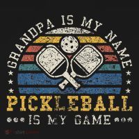 Grandpa Is My Name Pickleball Is My Game Pickleball Grandpa T-Shirt thumb 7