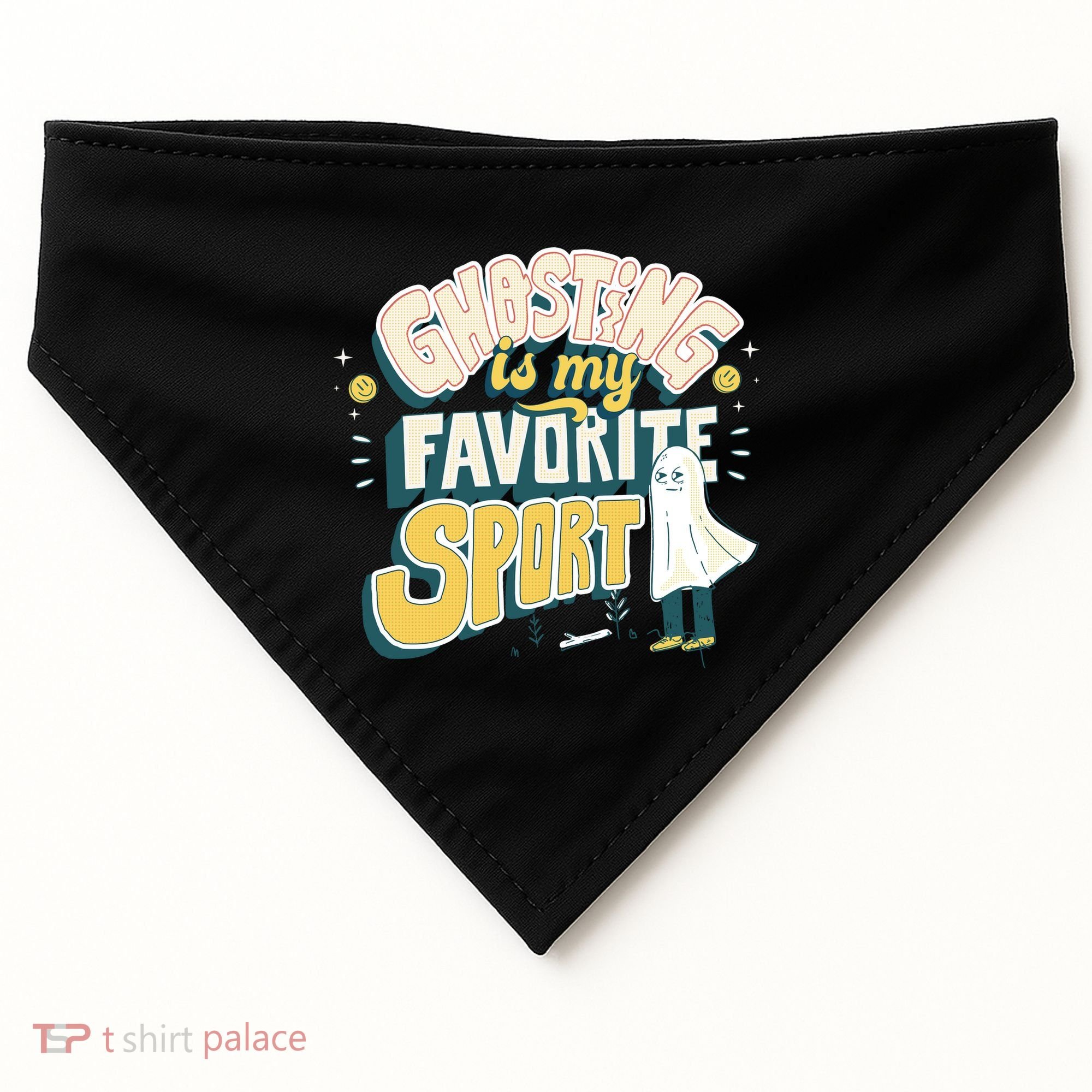 Ghosting Is My Favorite Sport USA-Made Doggie Bandana