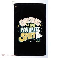 Ghosting Is My Favorite Sport Golf Towel thumb 0