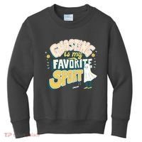 Ghosting Is My Favorite Sport Kids Sweatshirt thumb 0