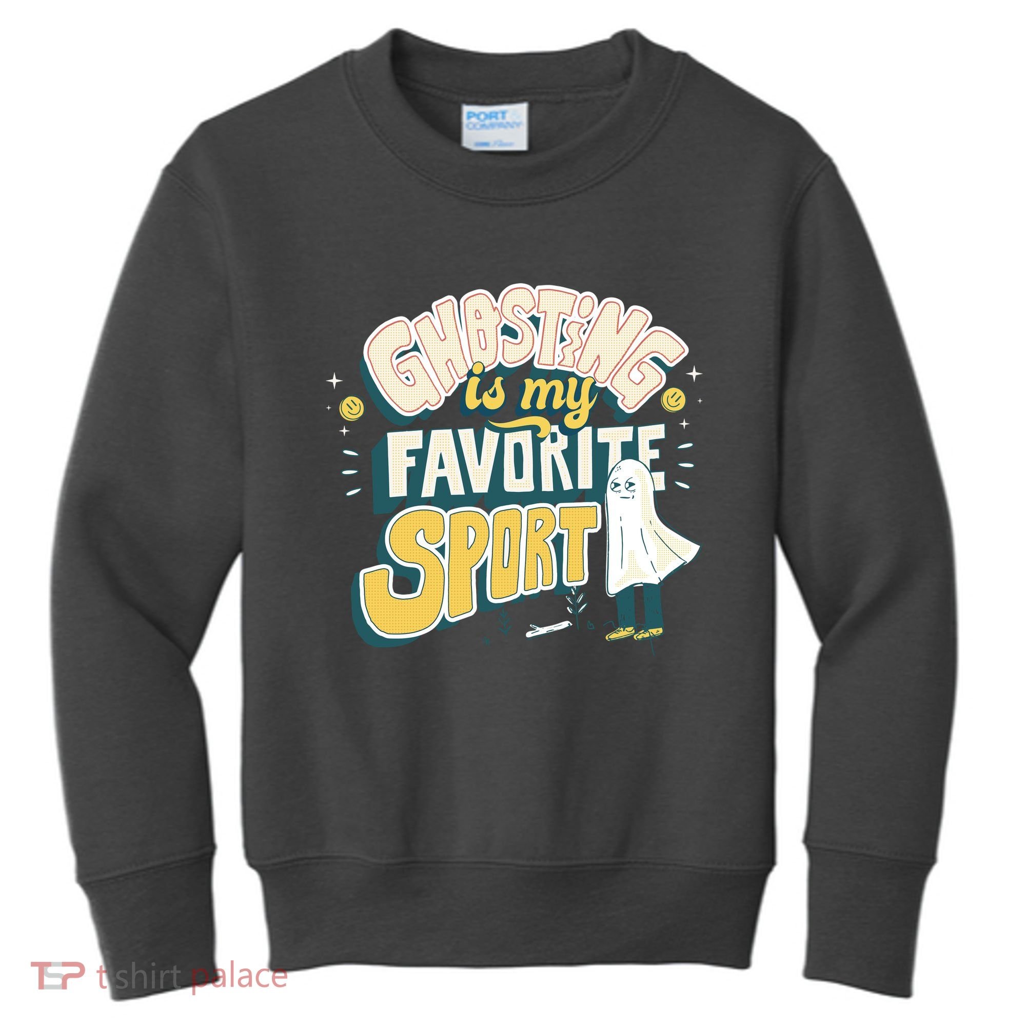 Ghosting Is My Favorite Sport Kids Sweatshirt