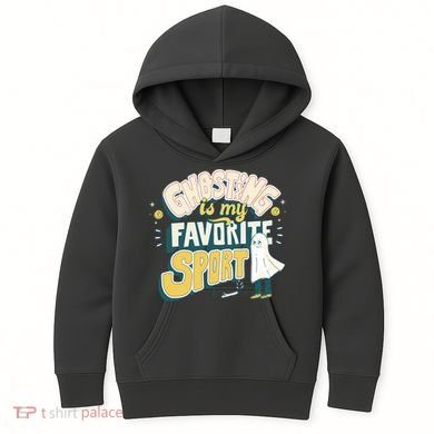 Ghosting Is My Favorite Sport Kids Hoodie