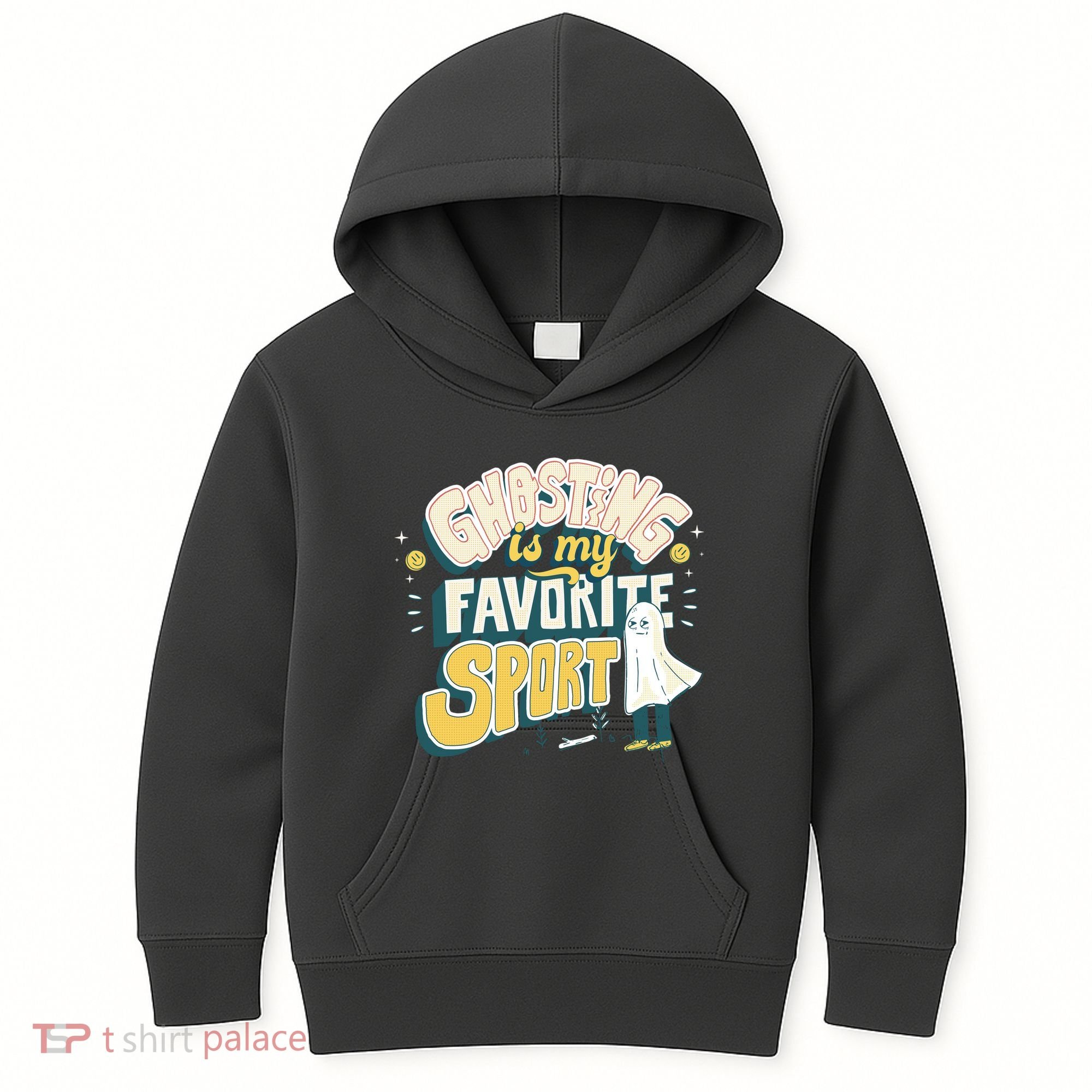 Ghosting Is My Favorite Sport Kids Hoodie