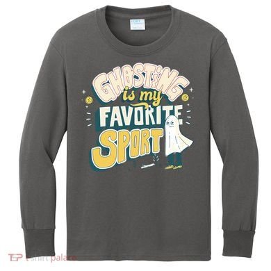Ghosting Is My Favorite Sport Kids Long Sleeve Shirt