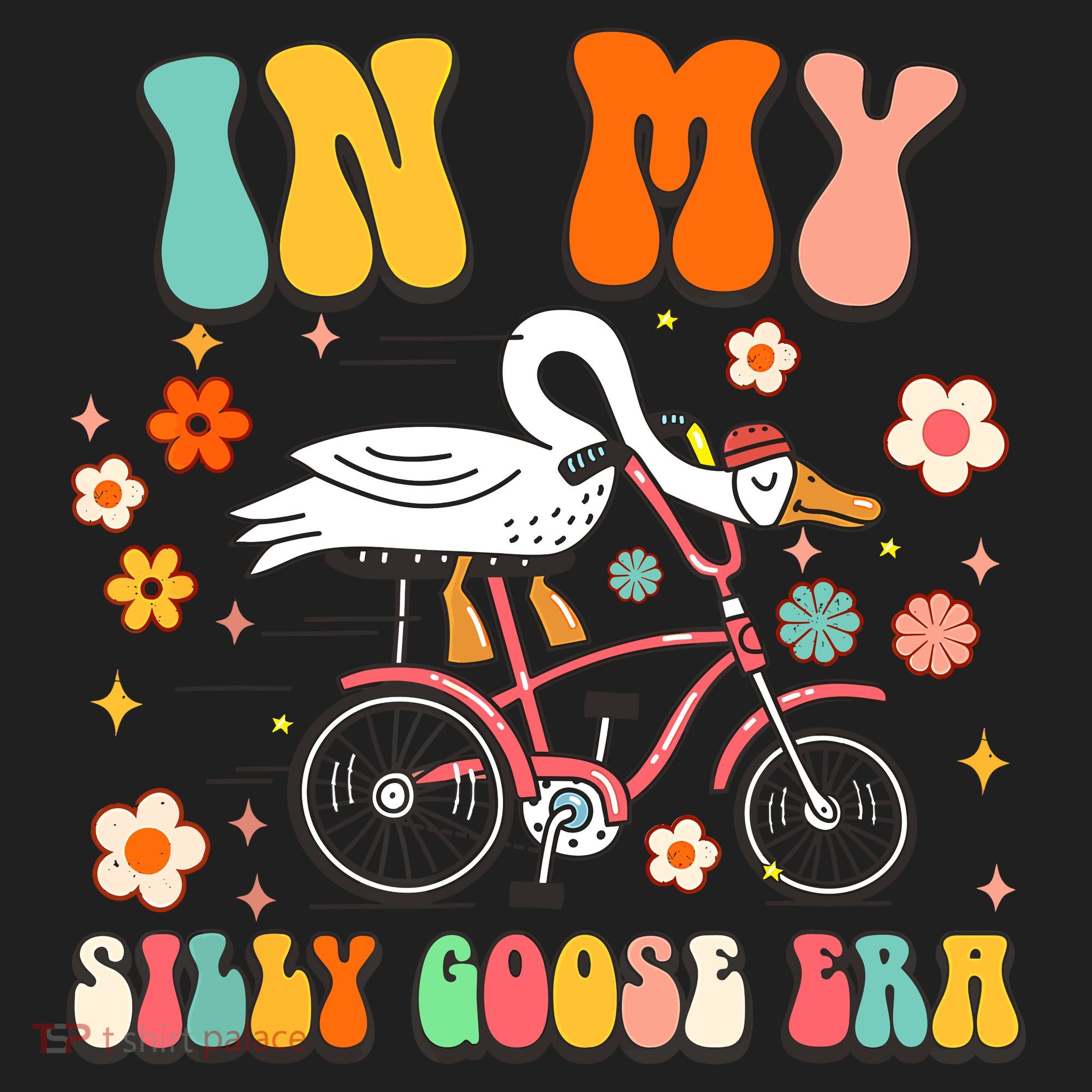 Groovy In My Silly Goose Era Funny Duck Saying Goose Meme Hat