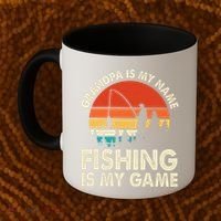Grandpa Is My Name Fishing Is My Game Coffee Mug thumb 2