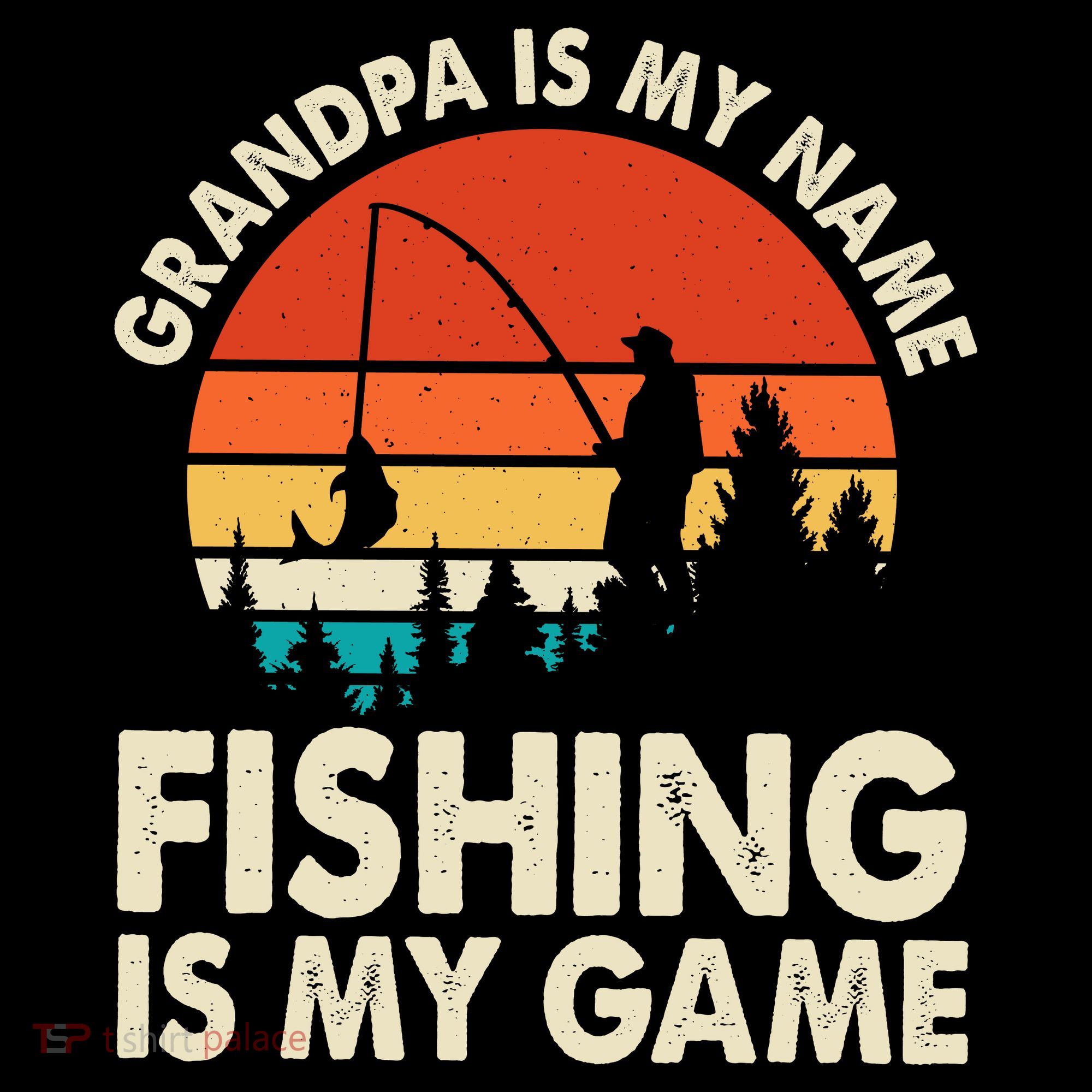 Grandpa Is My Name Fishing Is My Game Coffee Mug