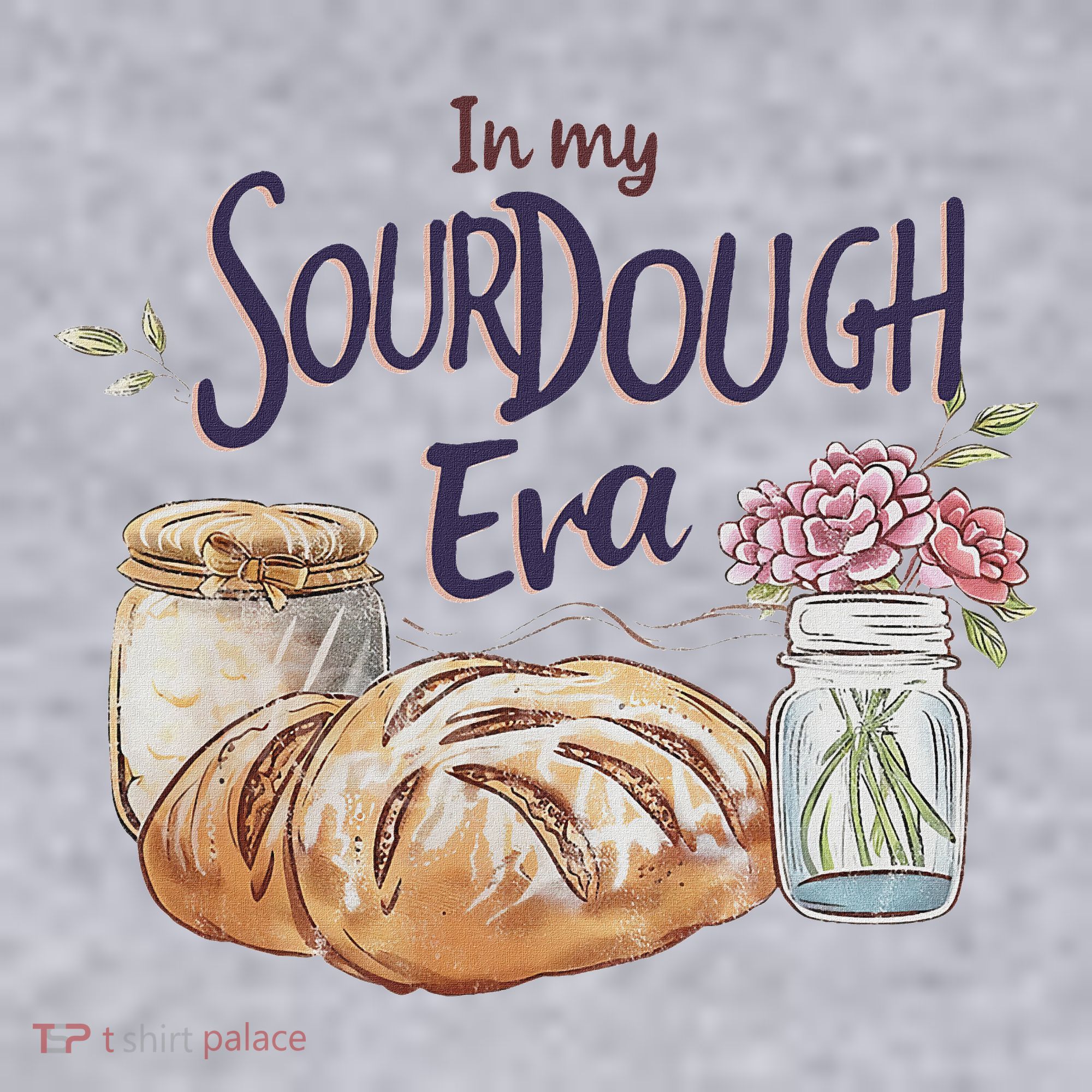 Groovy In My Sourdough Era Funny Pun In My Bread Making Women's Sweatshirt