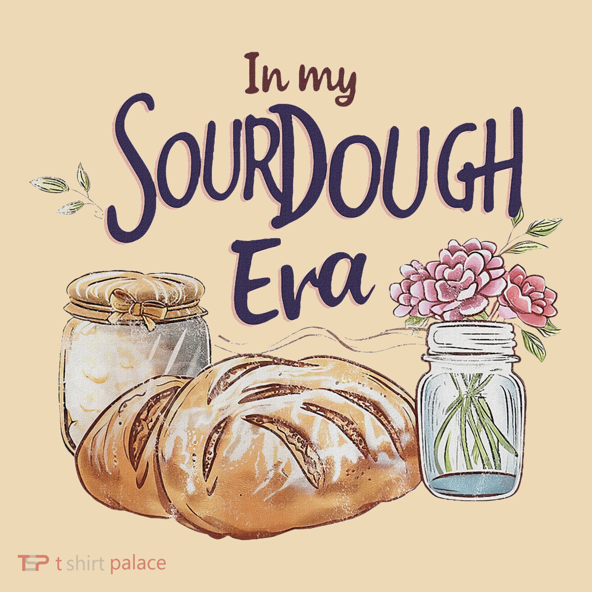 Groovy In My Sourdough Era Funny Pun In My Bread Making Tote Bag
