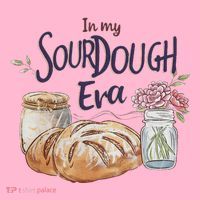 Groovy In My Sourdough Era Funny Pun In My Bread Making Coaster thumb 2