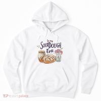 Groovy In My Sourdough Era Funny Pun In My Bread Making Hoodie thumb 0