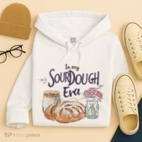 Groovy In My Sourdough Era Funny Pun In My Bread Making Hoodie thumb 4