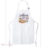 Groovy In My Sourdough Era Funny Pun In My Bread Making Apron thumb 0