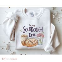 Groovy In My Sourdough Era Funny Pun In My Bread Making Sweatshirt thumb 2