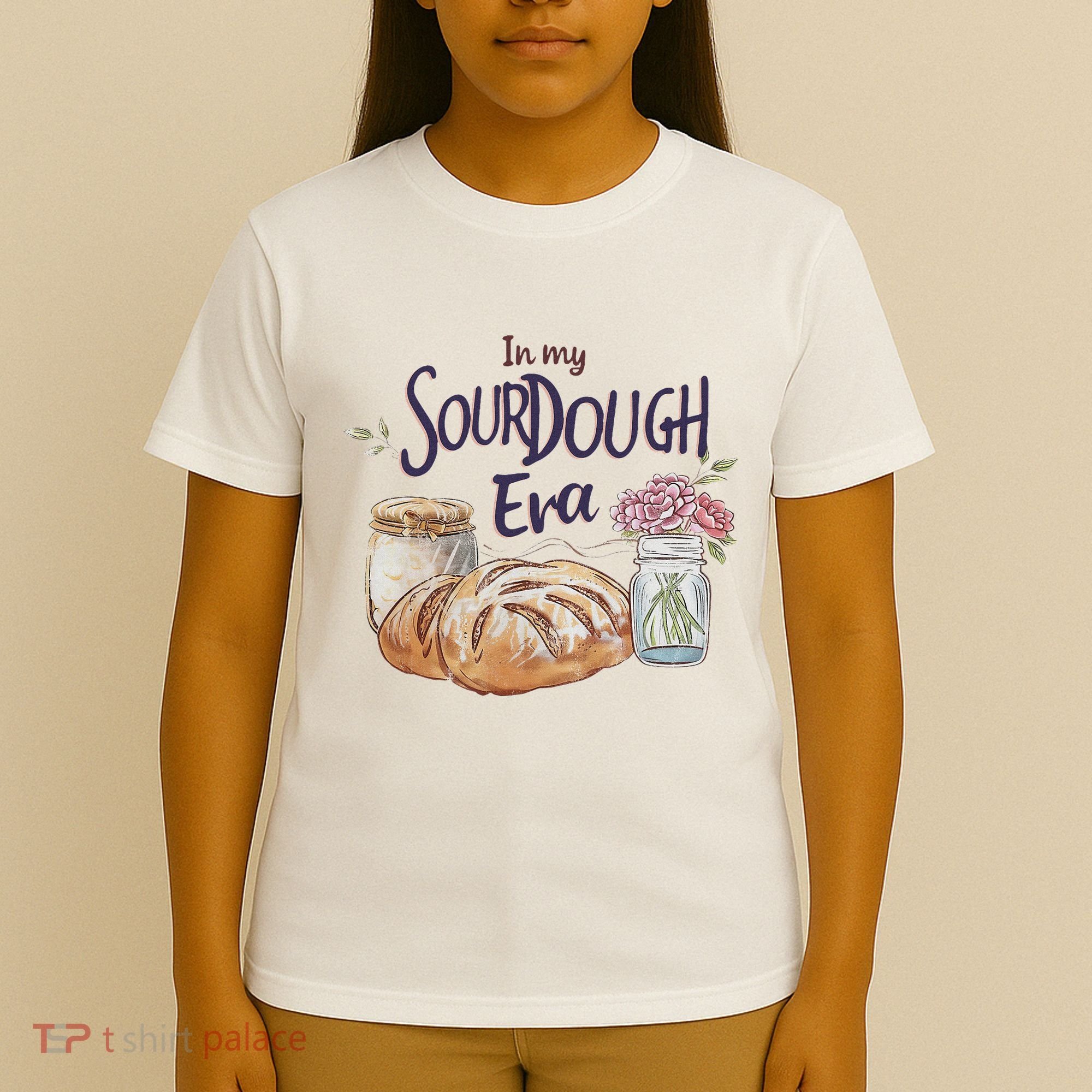 Groovy In My Sourdough Era Funny Pun In My Bread Making T-Shirt