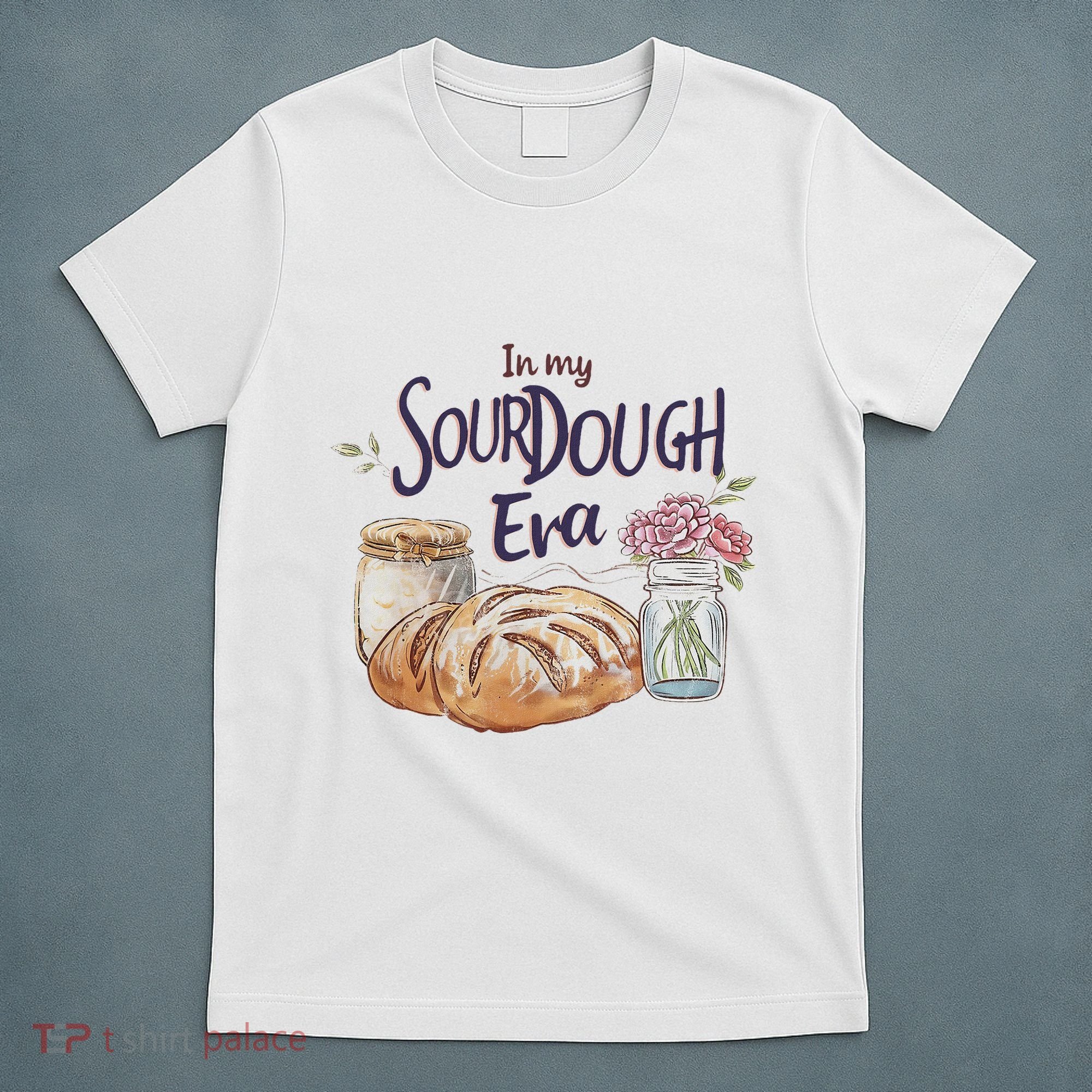 Groovy In My Sourdough Era Funny Pun In My Bread Making T-Shirt