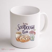 Groovy In My Sourdough Era Funny Pun In My Bread Making Coffee Mug thumb 1