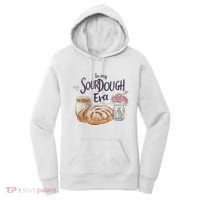 Groovy In My Sourdough Era Funny Pun In My Bread Making Women's Hoodie thumb 0