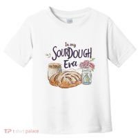 Groovy In My Sourdough Era Funny Pun In My Bread Making Toddler T-Shirt thumb 0