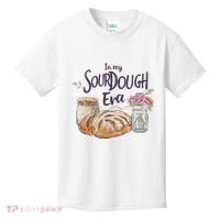 Groovy In My Sourdough Era Funny Pun In My Bread Making Kids T-Shirt thumb 0